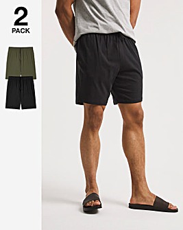 Pack 2 Jersey Lounge Shorts