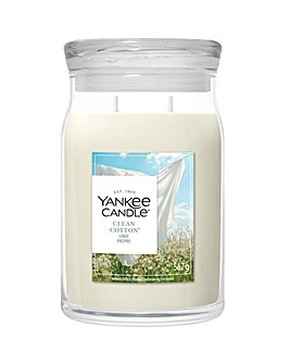 Yankee Candle Signature Large Clean Cotton