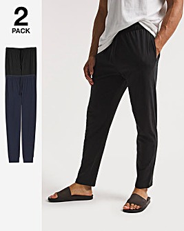 Pack 2 Cuffed Jersey Lounge Bottoms