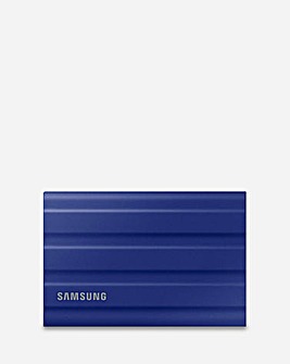 Samsung SSD T7 Shield USB 3.2 Gen 2 1TB Portable Hard Drive - Blue