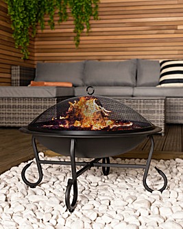 Charles Bentley Steel Fire Pit