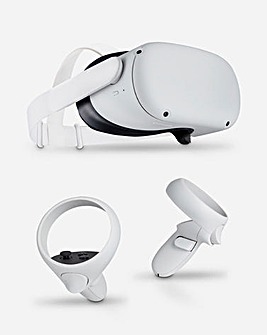 META Quest 2 VR Gaming Headset - 128 GB - Elite Strap & Carry Case Bundle