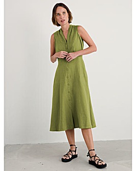 Seasalt Cornwall Sleeveless Carved Wood Dress