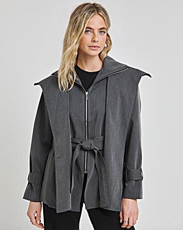 Religion Rhodium Trenchcoat