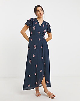 Hope & Ivy Joslin Embellished Maxi Dress