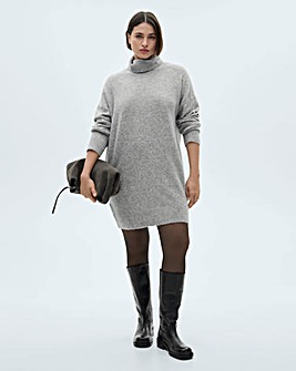 Mango Taldote Roll Neck Dress