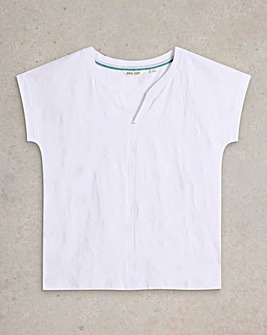 White Stuff Nelly Embroidered Tee