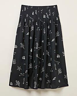 Fatface Pip Embroidered Midi