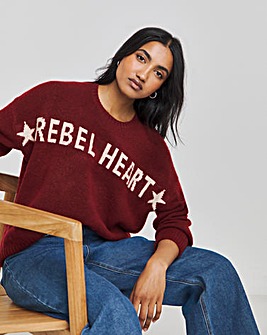 Religion Rebel Wool Mix Jumper