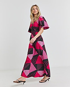 Twisted Wunder Joni Woven Maxi Dress