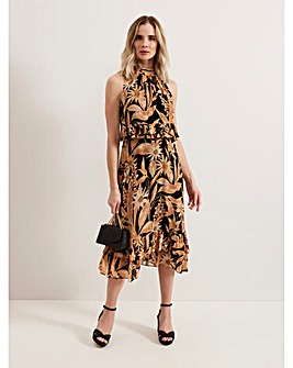 Phase Eight Alma Printed Double Layer Dress