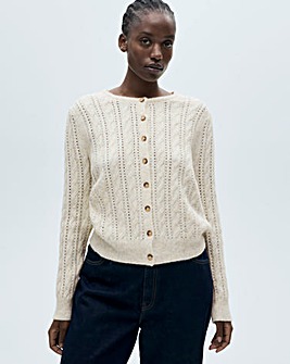 Mango Braided Cardigan With Openwork Detail