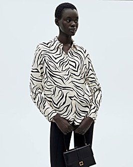 Mango Shirt Ideale Zebra