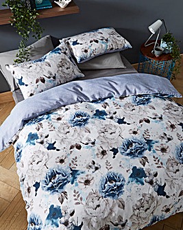 Bedding J D Williams Cordelia Blue Fl Duvet Cover Set
