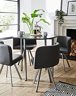 Mia Hideaway Spacesaving Dining set