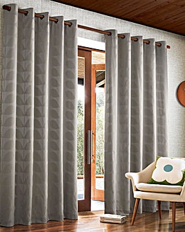 Orla Kiely Jacquard Stem Eyelet Curtains