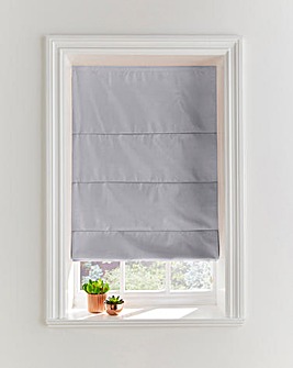 Faux Silk Blackout Thermal Roman Blind