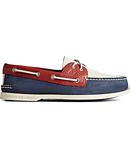 Sperry A/O 2-Eye Tumbled/Nubuck Lace Shoes