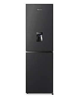 Fridgemaster MC55240MDFB Fridge Freezer with Water Dispenser - Black