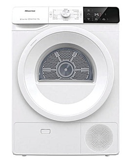 Hisense DHGE901 9kg Heat Pump Tumble Dryer - White