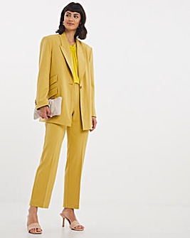Chartreuse Straight Leg Trousers