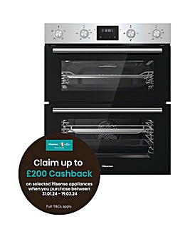 Hisense BID79222CXUK Built In Electric Double Oven - Stainless Steel