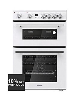 Hisense HDE3211BWUK Freestanding Electric Cooker - White