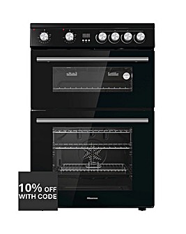 Hisense HDE3211BBUK Freestanding Electric Cooker - Black