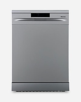 Hisense HS620D10XUK Freestanding 14-place Full-Size Dishwasher - Stainless Steel