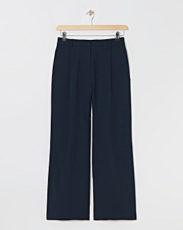 Pleated Wide Leg Trousers