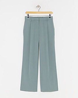 Pleated Wide Leg Trousers