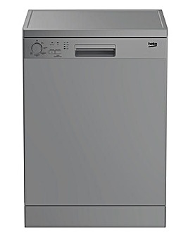 Beko DFN05320S Freestanding 13 Place Full-Size Dishwasher - Silver