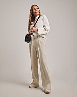 Anthology Premium Linen Wide Leg Trousers