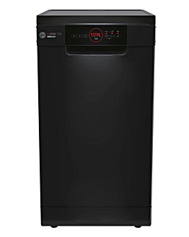 Hoover HDPH 2D1049B-80 Freestanding 10-Place Slimline Dishwasher - Black