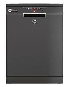 Hoover H-Dish 500 HF5E3DFA-80 15-Place Full-Size Dishwasher - Graphite + INSTALL