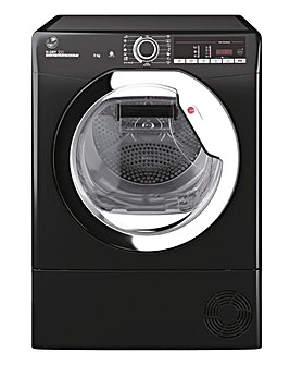 Hoover H-Dry 300 HLE H9A2TCEB-80 9kg Heat Pump Tumble Dryer Black + INSTALLATION