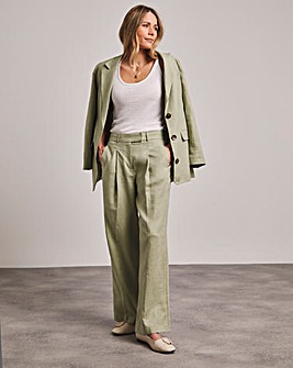 Anthology Premium Linen Wide Leg Trousers