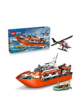 LEGO City Coast Guard Rescue Boat & Helicopter