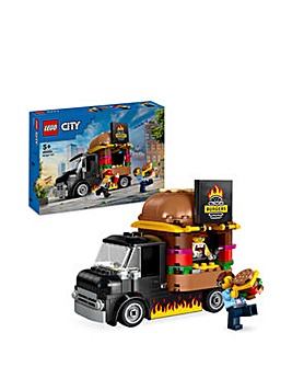 LEGO City Burger Van Food Truck Vehicle Toy Set 60404