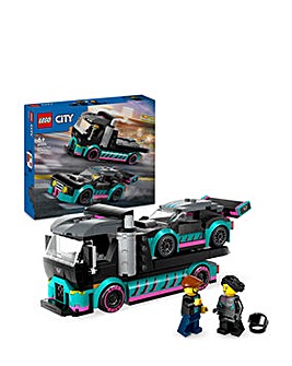 LEGO City Race Car and Car Carrier Truck Building Toys 60406