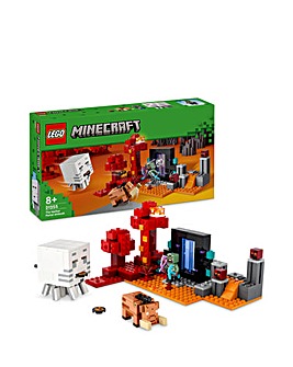 LEGO Minecraft The Nether Portal Ambush Building Toy 21255