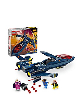 LEGO Marvel X-Men X-Jet Buildable Toy Plane Model Kit 76281