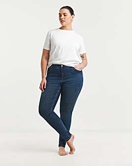 Simply Be Womens 24/7 Stretch Skinny Jeans - Vintage Blue