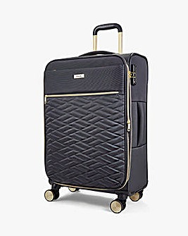 Rock Sloane Medium Suitcase Charcoal