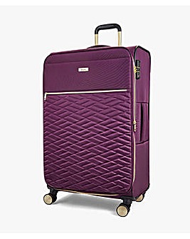 Rock Sloane Large Suitcase - Purple