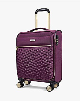 Rock Sloane Cabin Suitcase - Purple