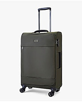 Rock Paris Medium Suitcase - Olive Green