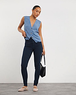 Indigo Skinny Highwaist Super Stretch Jeans