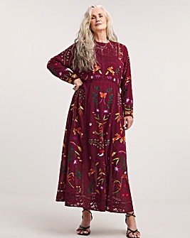Joe Browns Enchanted Occasion Forset Embroidered Maxi Dress