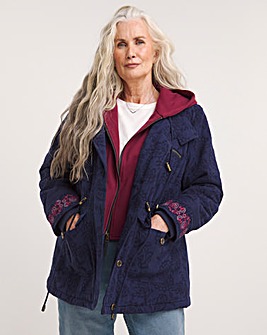 Joe Browns Hooded Embroidered Jacket